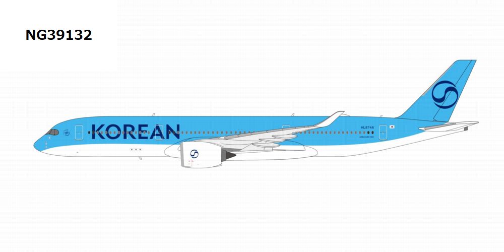 A350-900 大韓航空 New Livery HL8746 1/400 [NG39132]