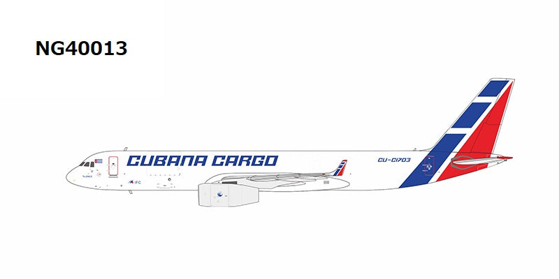 [Pre-order item] Tu-204-100SE (TU-204CE) Cubana Airlines Cargo CU-C1703 1/400 (NG20230722) [NG40013] 