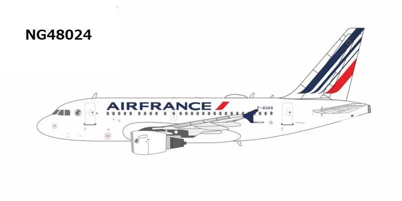 A318-100 エールフランス 「revised modern livery」 F-GUGQ 1/400 [NG48024]