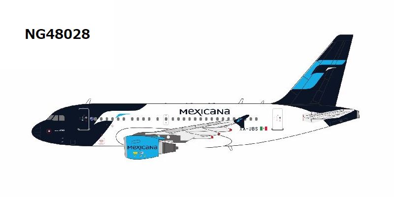 【予約商品】A318-100 メキシカーナ航空 XA-UBS 1/400 (NG20260127) [NG48028]