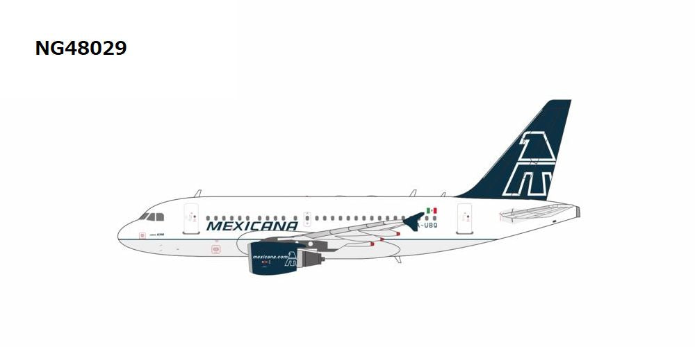 A318-100 メキシカーナ航空 old colors XA-UBQ 1/400 [NG48029]