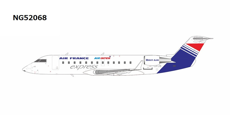 [Pre-order item] CRJ-100ER Air France / Air Inter / Express (Britair) F-GRJB 1/200 (NG20230729) [NG52068] 