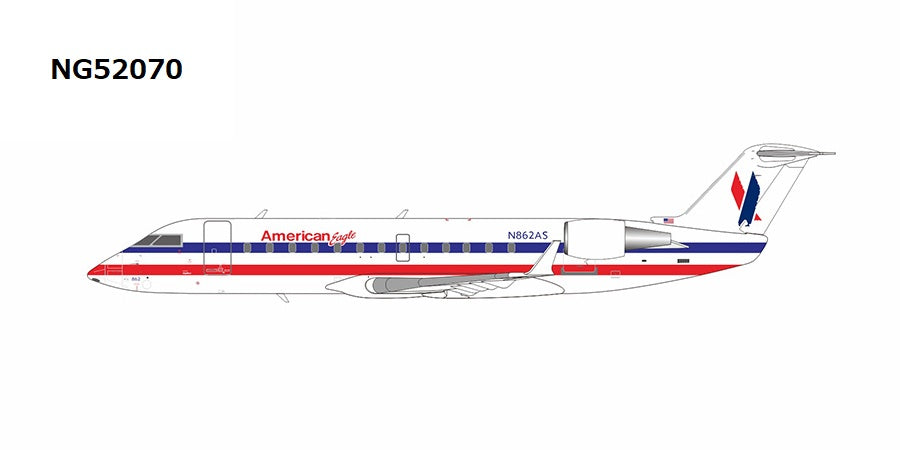 【予約商品】CRJ-200LR　アメリカン・イーグル (SkyWest Airlines) N862AS  1/200　(NG20230729) [NG52070]