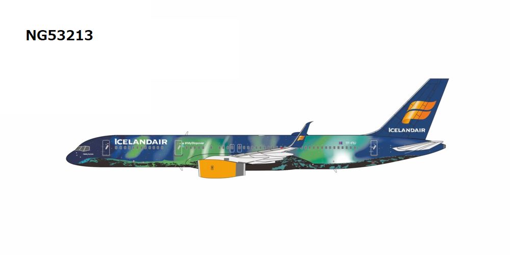 【予約受付終了】【予約商品】B757-200/w アイスランド航空 「Aurora (Northern Lights)」 TF-FIU 1/400 (NG20260519) [NG53213]