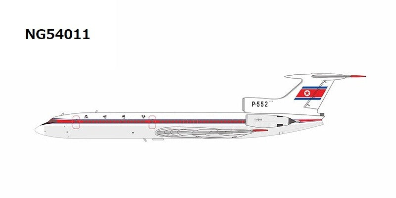 [Pre-order item] Tu-154B Korean Civil Aviation "1970's livery" P-552 1/400 (NG20241115) [NG54011] 