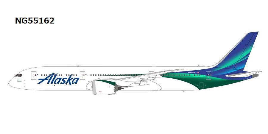 【予約商品】B787-9 アラスカ航空 「new colors」 N784HA 1/400 (NG20260407) [NG55162]