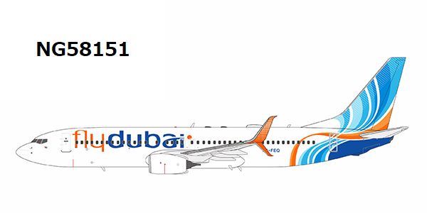 737-800w Flydubai Airlines A6-FEQ 1/400[NG58151]