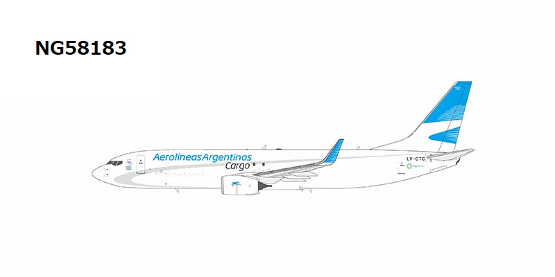 【予約商品】737-800SFw アルゼンチン航空 貨物(改修機) LV-CTC 1/400 (NG20230908) [NG58183]
