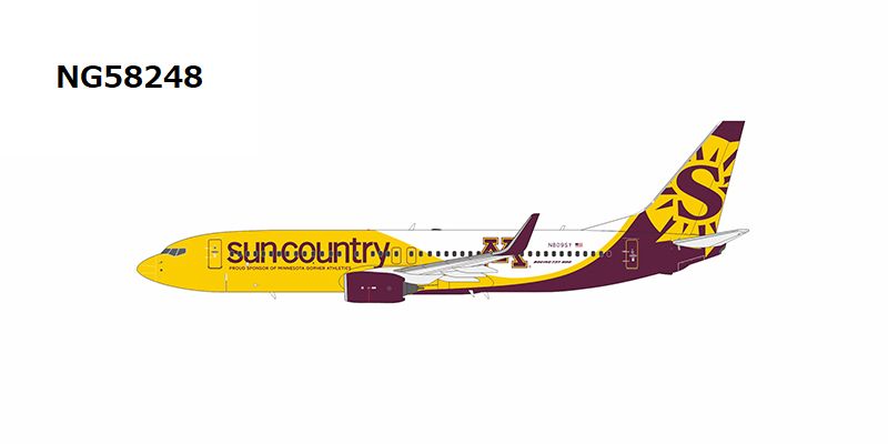 サンカントリー航空 Planetags B737 Sun Country Airlines® 737 N713SY PlaneTags – MotoArt PlaneTags