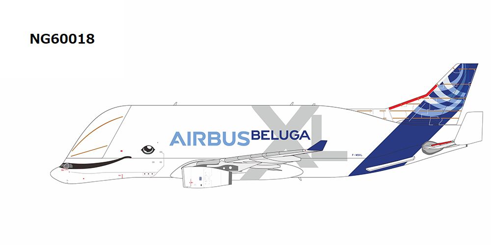【予約商品】A330-743L ベルーガXL エアバス・トランスポート・インターナショナル 「the first flight of Beluga XL」 F-WBXL 1/400 (NG20250828) [NG60018]