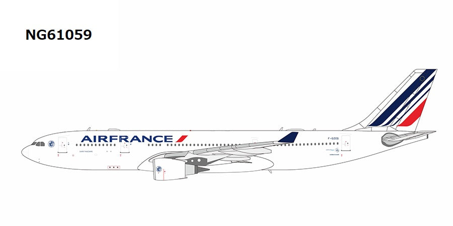 【予約商品】A330-200 エールフランス revised new colors; named "Saint-Nazaire"  F-GZCG 1/400 (NG20230722) [NG61059]