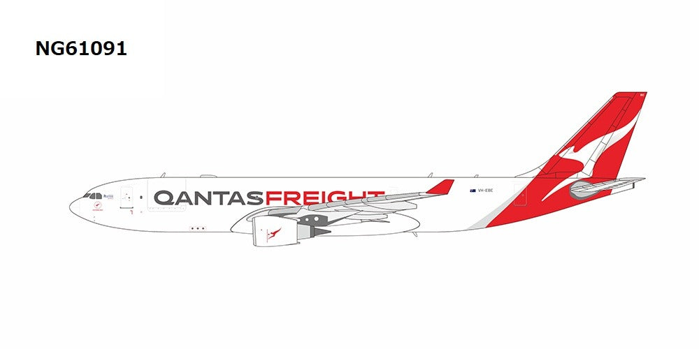 【予約商品】A330-200P2F カンタス・フライト  VH-EBE  1/400 (NG20240607) [NG61091]