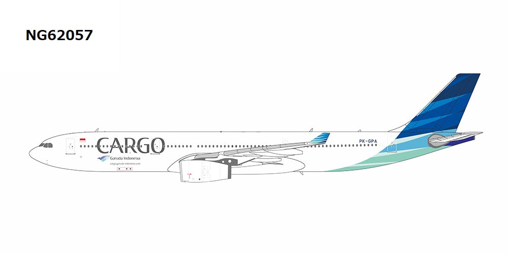 【予約商品】A330-300 ガルーダインドネシア航空 "Cargo" sticker PK-GPA 1/400 (NG20230908) [NG62057]