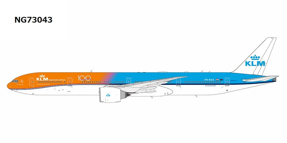 777-300ER KLM Royal Dutch Airlines OrangePride (with 100th anniversary sticker) PH-BVA 1/400 [NG73043] 