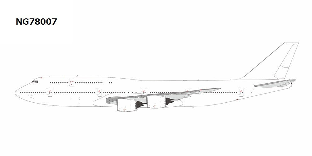 【予約商品】B747-8 ホワイト 1/400 (NG20240921) [NG78007]