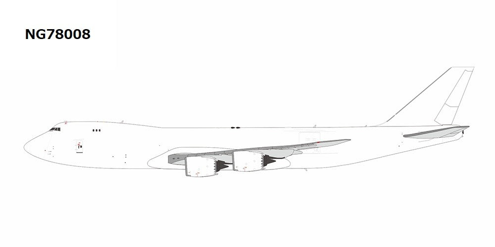 【予約商品】B747-8F ホワイト 1/400 (NG20240921) [NG78008]