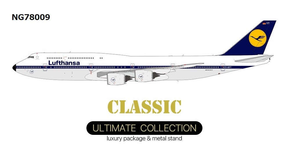 747-8 Lufthansa Retro Paint (ULTIMATE COLLECTION) D-ABYT 1/400 [NG78016(NG78009)] 