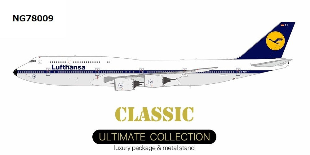 747-8 ルフトハンザ航空 レトロ塗装 (ULTIMATE　COLLECTION) D-ABYT 1/400 [NG78016(NG78009)](20231231WE)