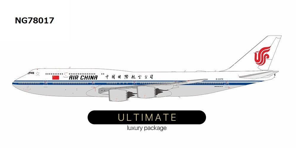 【予約商品】B747-8i 中国国際航空 「VIP flight」 with wifi dome (ULTIMATE)  B-2479 1/400 (NG20240726) [NG78017]