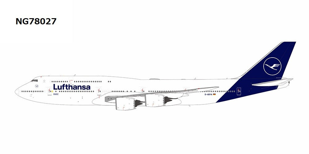 【予約商品】B747-8 ルフトハンザドイツ航空 n/c 　D-ABYA 1/400 (NG20240921) [NG78027]