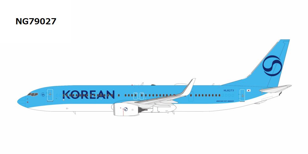 NG Models B737-900ERW 大韓航空 ※新塗装 HL8273 1/400 [NG79027]
