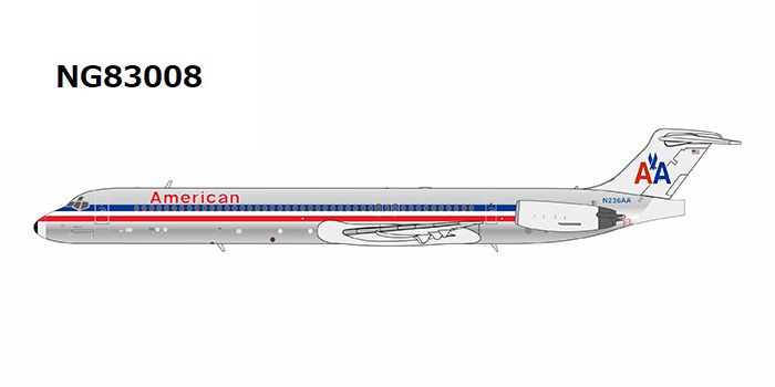 NG Models 【予約商品】MD-82 アメリカン航空 black nosecone