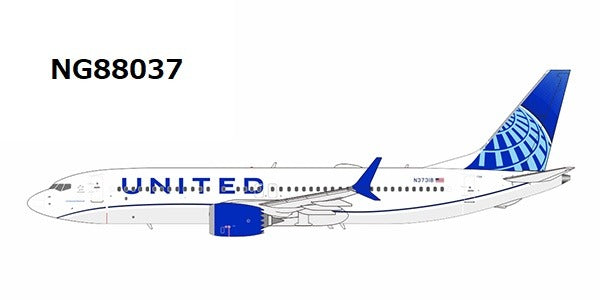 B737 MAX8 United Airlines "Blue Evolution c/s" N37318 1/400 [NG88037] 