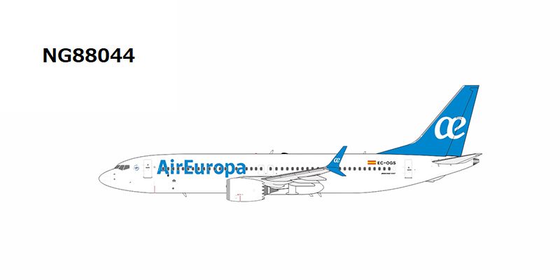 【予約商品】B737 MAX8 エア・ヨーロッパ 「1st 737 MAX 8 for UX」 EC-OGS 1/400 (NG20250828) [NG88044]