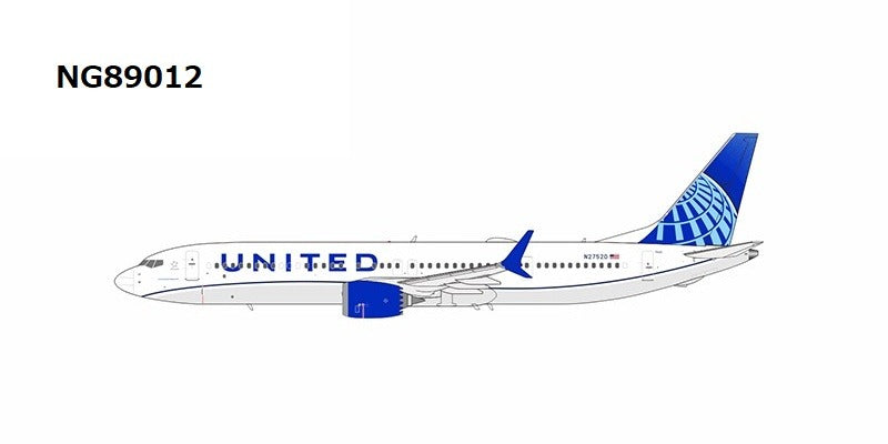 【予約商品】B737 MAX9 ユナイテッド航空 「Blue Evolution livery」 N27520 1/400 (NG20241115) [NG89012]