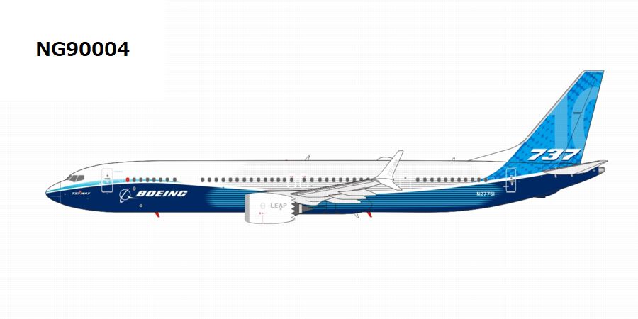 【予約商品】B737MAX10 ボーイングハウスカラー N27751  1/400 (NG20251202) [NG90004]