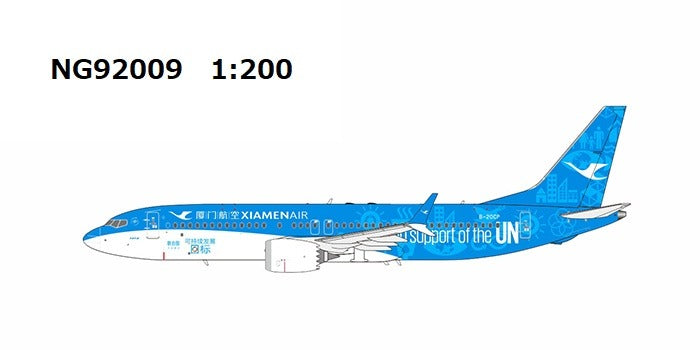 [Pre-order item] B737 MAX8 Xiamen Airlines/Xiamen Airlines "UN Dream" B-20CP 1/200 (NG20250114) [NG92009] 