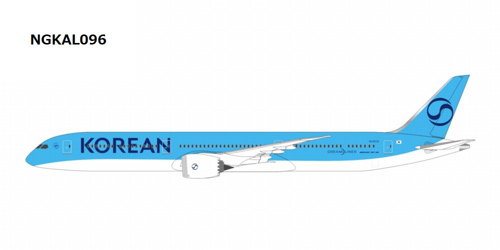 【予約商品】B787-10 大韓航空 「2025's livery」 HL8515 1/400 (NG20250922) [NGKAL096]