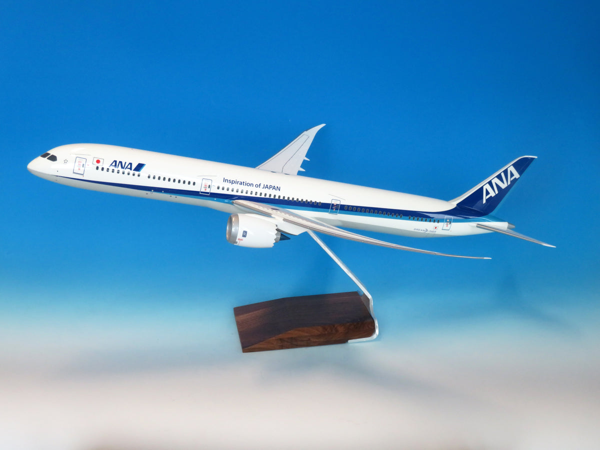 787-10 ANA 全日空　国内線仕様 (ｷﾞｱなし、木製台座・ﾌﾟﾚｰﾄつき) JA981A 1/100【2024年12月中旬発売】(ANA20241112) [NH00123]