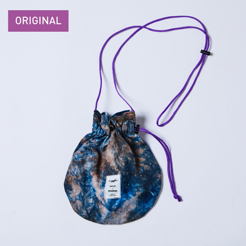 Peach×devadurga Drawstring Shoulder Bag Purple [PA220037]