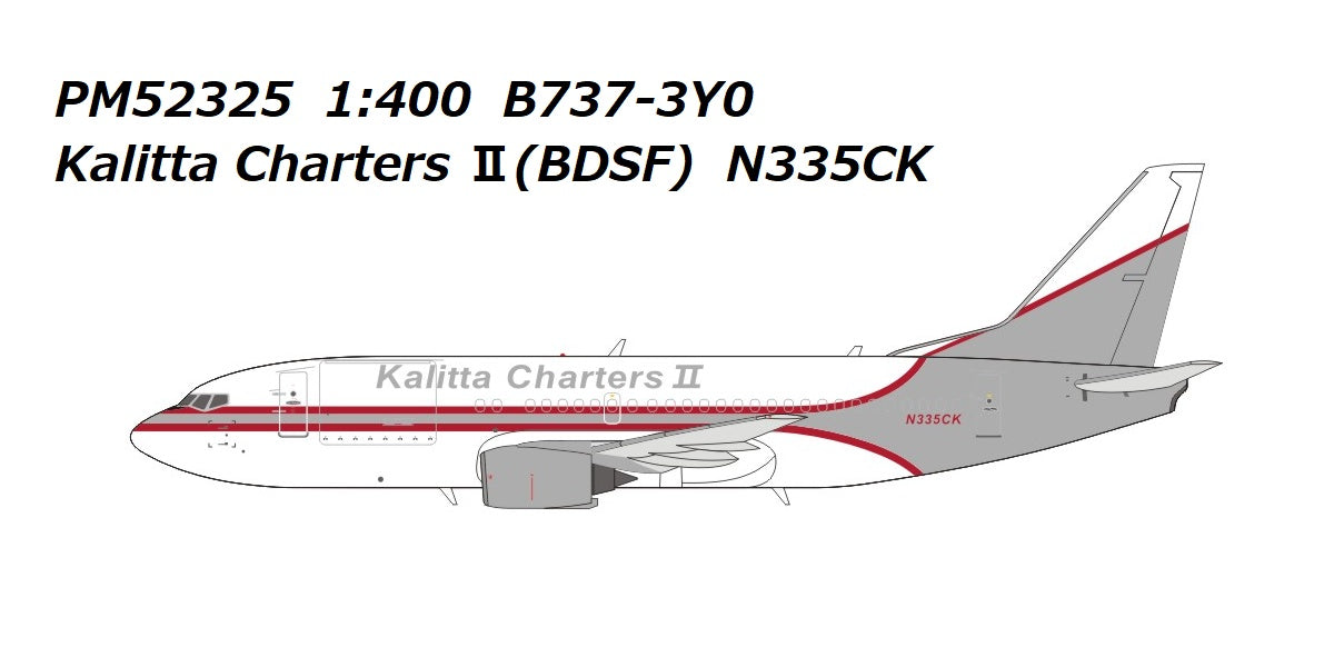 【予約商品】737-3Y0 カリッタ・チャーターズ・Ⅱ N335CK 1/400 (PM20231031) [PM52325]