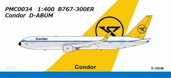 【予約商品】B767-300ER コンドル航空  D-ABUM 1/400 (PM20250509) [PMC0034]