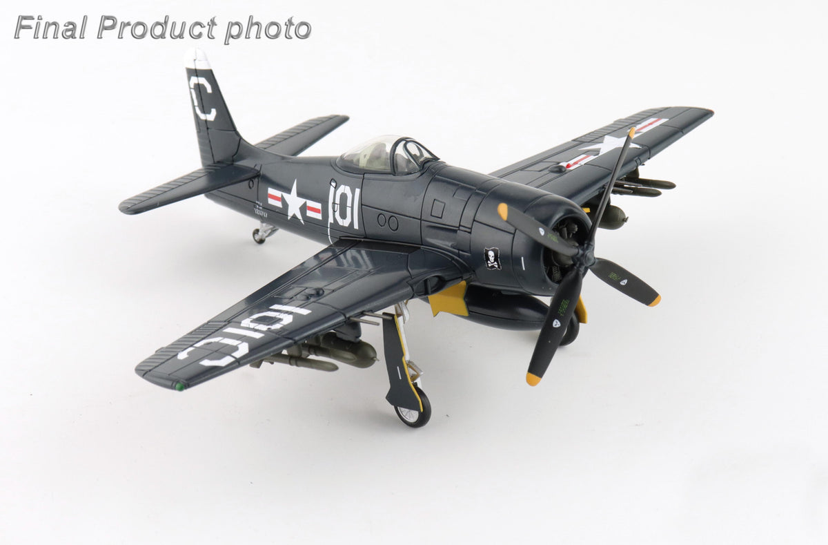 【予約商品】F8F-2 ベアキャット アメリカ海軍 VF-61 「ジョリー・ロジャース」 1949年 1/72 (HM20261021) [SM1013]