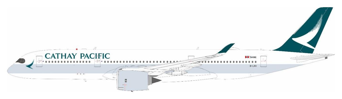 JFox Models A350-900 キャセイパシフィック航空 B-LRX 1/200［WB-A350