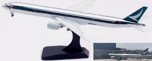 【予約商品】777-300ER キャセイパシフィック航空 ※マグネット式ランディングギアパーツ付属  B-KPT 1/400 (AV20250804) [WB4045]