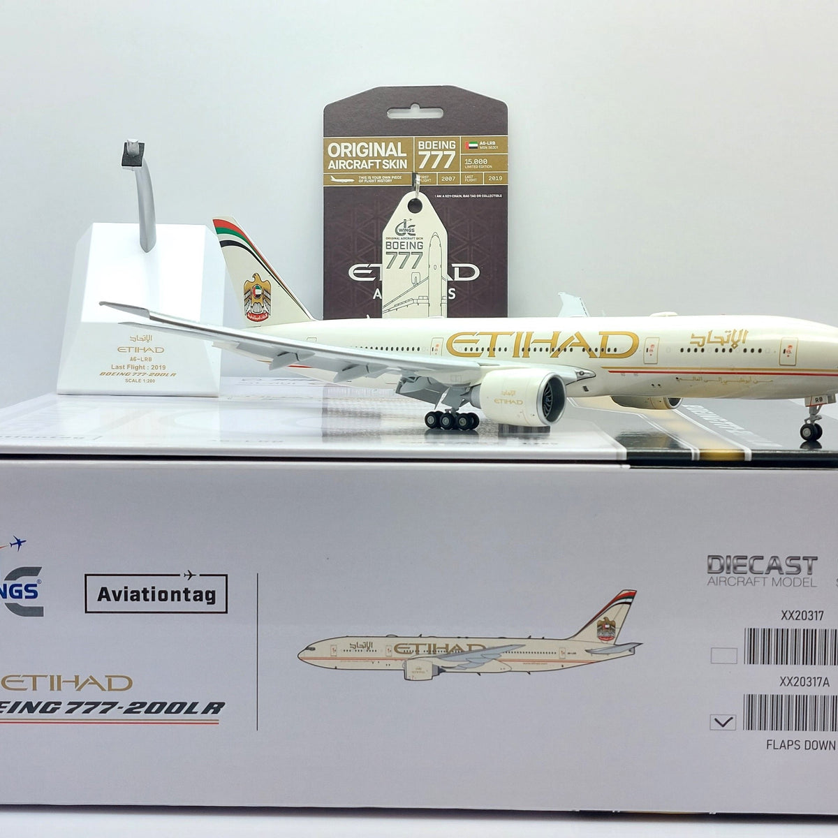 JC Wings 【予約商品】777-200LR エティハド航空 A6-LRB 1/200 