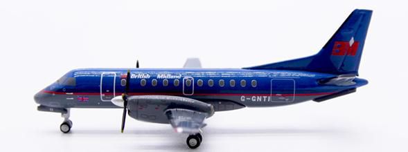 【予約商品】Saab 340B ブリティッシュ・ミッドランド航空 G-GNTI 1/400 (JC20260626)［XX40237］