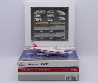 B747-100 ボーイング ハウスカラー 「First Prototype 『Museum Version』」 ※GSEセット N7470 1/400 [XX40278]