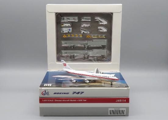 【予約商品】747-100 ボーイング ハウスカラー 「747 Super Airbus」 ※ポリッシュ仕上げ・GSEセット付属 JA8114 1/400 (JC20260726)［XX40280］