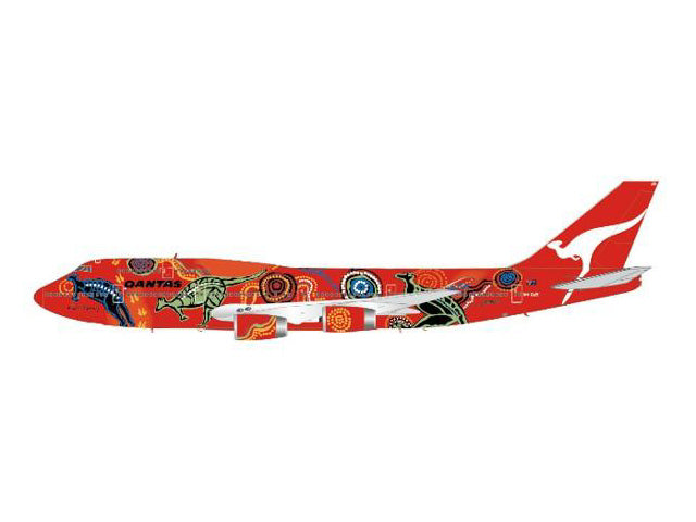 【予約商品】747-400 カンタス航空 「Wunala Dreaming」 ※ロールスロイスエンジン　VH-OJB 1/400  (JC20250516) [XX40491]