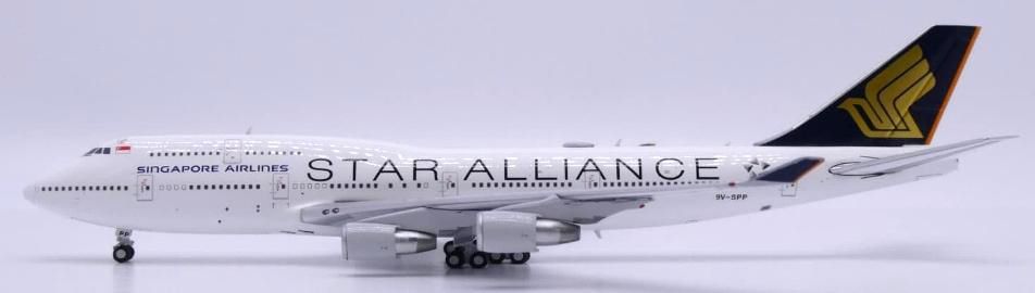 ※一時的に予約受付終了【予約商品】747-400 シンガポール航空 「Star Alliance」 ※フラップダウンモデル 9V-SPP 1/400 (JC20251028) [XX40701A]