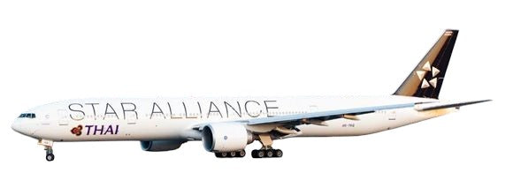 【予約商品】777-300ER タイ国際航空 「Star Alliance」 ※フラップダウンモデル HS-TKQ 1/400 (JC20260302) [XX40868A]