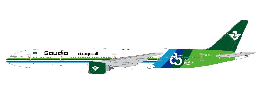 【予約商品】777-300ER サウジアラビア航空 「80 Years」 HZ-AK36 1/400 (JC20260726)［XX40895］