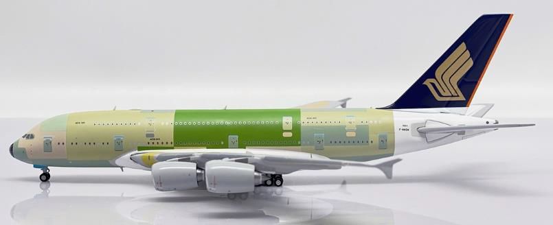 【予約商品】A380 シンガポール航空 「Bare Metal」　F-WWSM　1/400 (JC20231204) [XX4473]