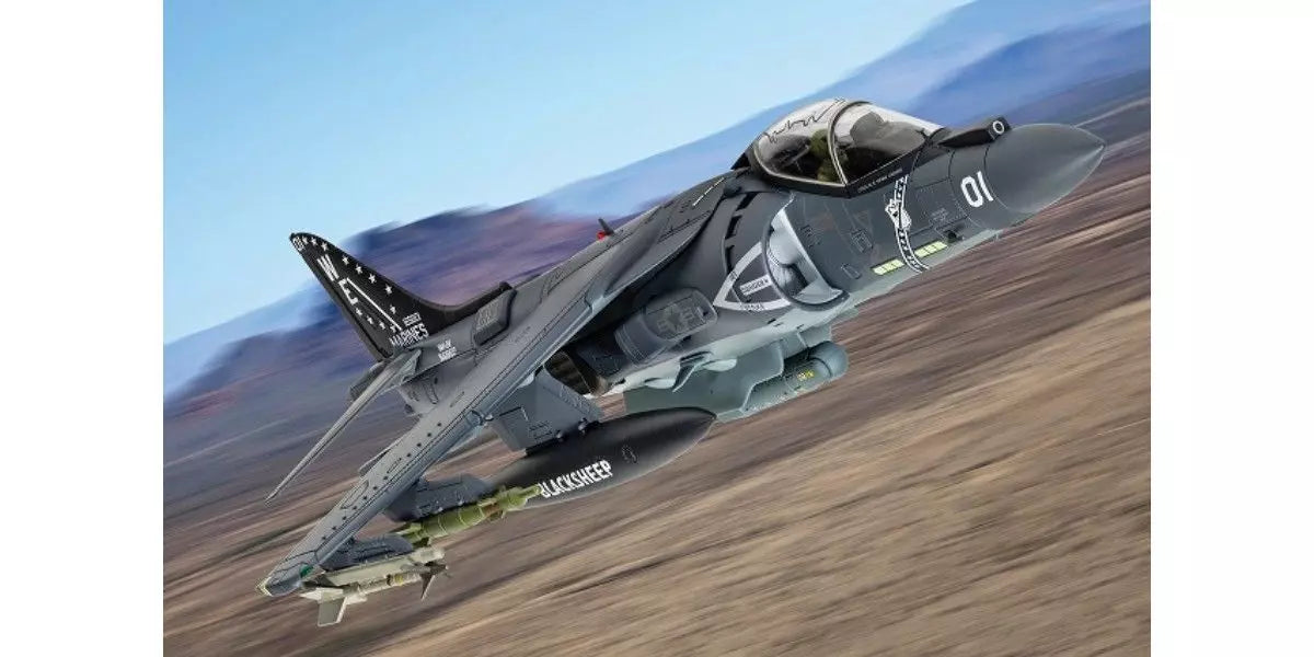 【予約商品】マクドネル・ダグラス AV-8B+ ハリアー II VMA-214 「Black Sheep」 165001/01 1/48 (CO20260628)［CGAA29303］