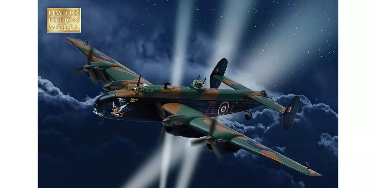 【予約商品】ハンドレページ ハリファックスMkV カナダ空軍第427飛行隊 「ロンドンの復讐(L for Lana)」  リーミング空軍基地 1/72 (CO20260628)［CGAA37210］